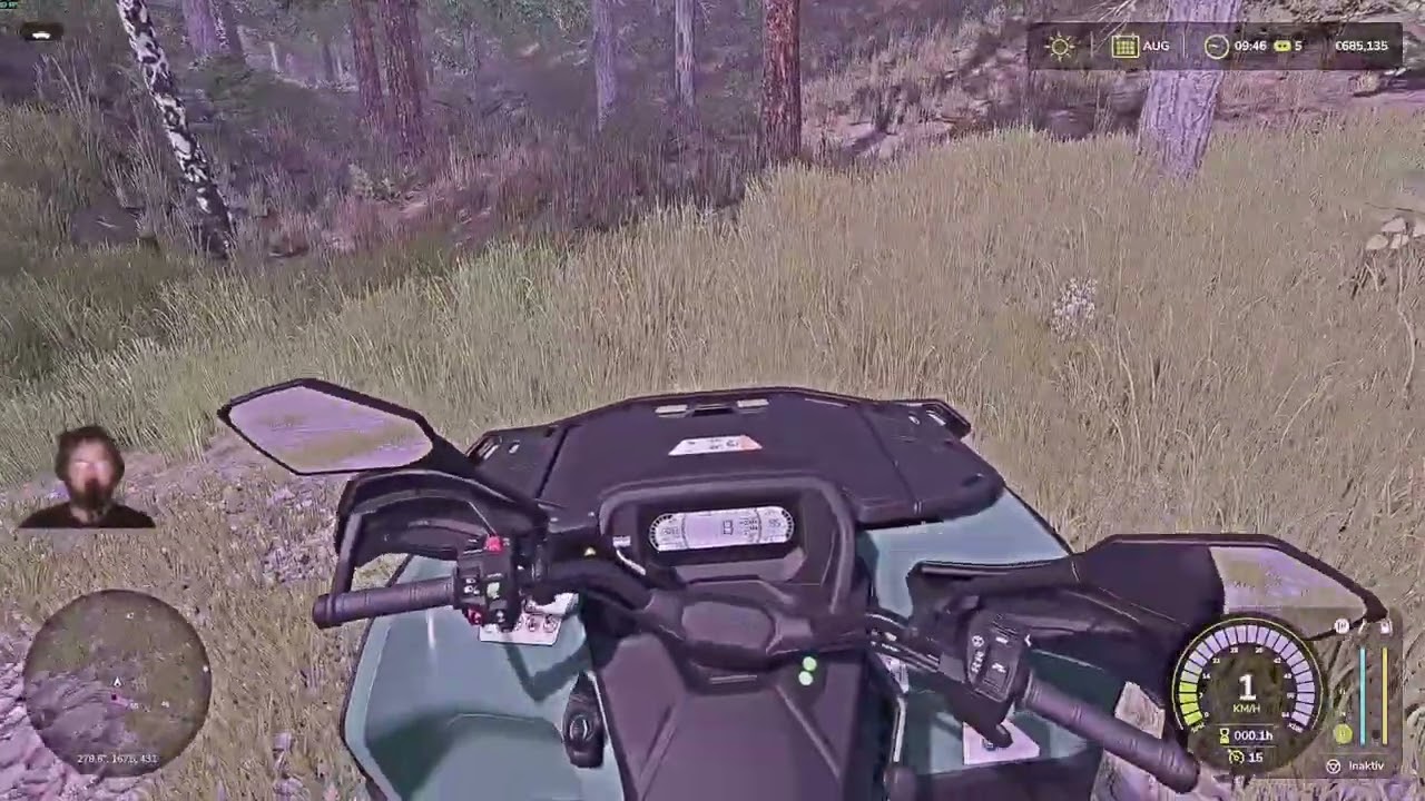 Fs25 atv tur på kartan palatinate forest