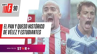 ¡EL PAN Y QUESO DE TODOS LOS TIEMPOS ENTRE ESTUDIANTES Y VÉLEZ! | #ESPNF90