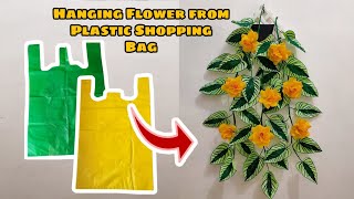 Tutorial Cara Membuat Bunga Mawar Gantung dari Plastik Kresek | Hanging roses from plastic bag