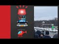 Авария, ДТП на Рублевском шоссе 08.02.2022