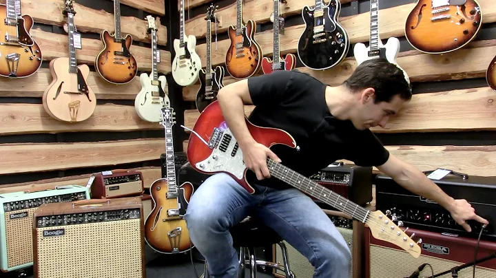 FGN Guitars J Standard Odyssey Flamed Maple Transparent Redburst von Rockland Music