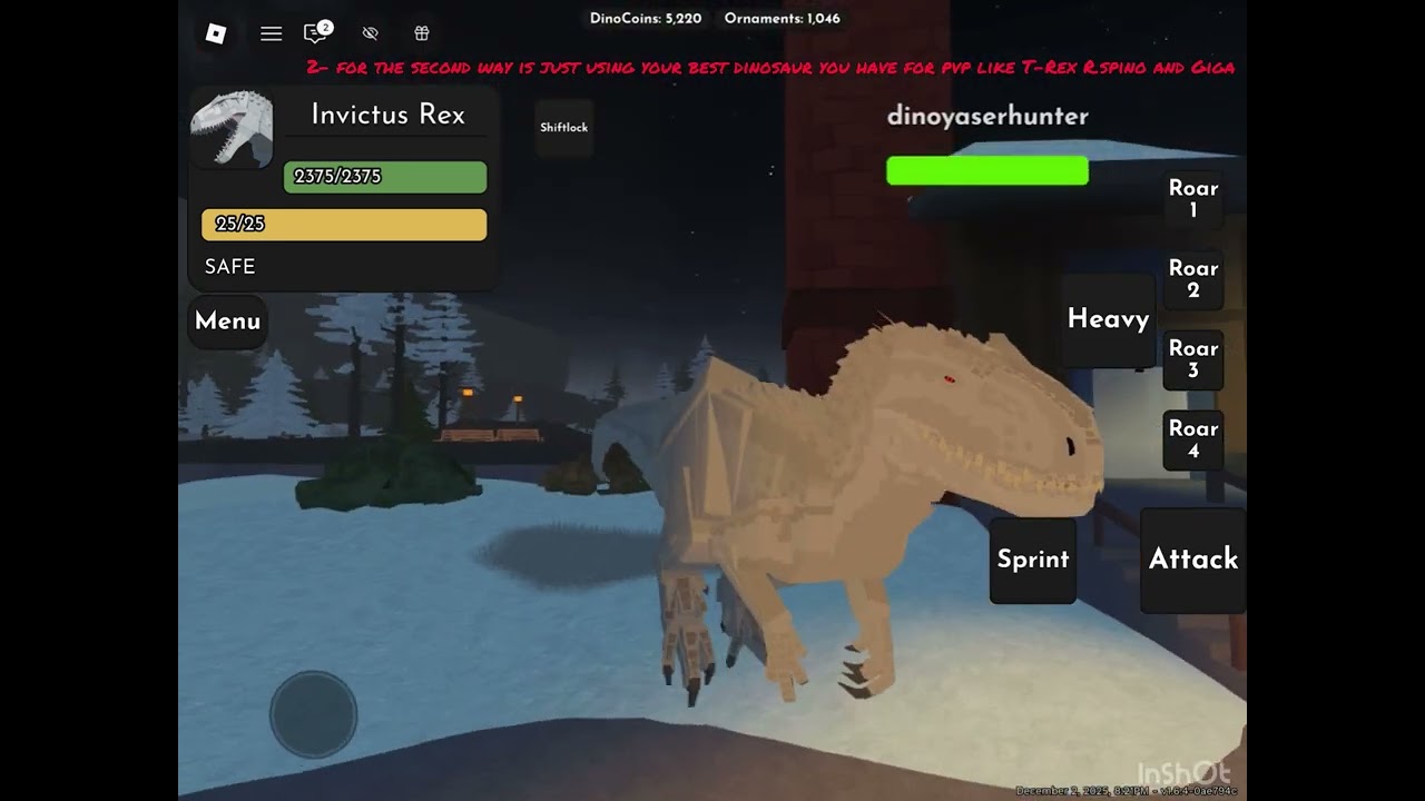 Jurassic blocky how to get the Invictus Rex in the fastest way possible 