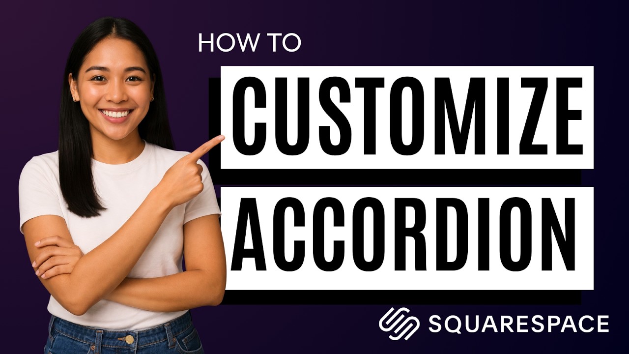 How to Customize Accordion Blocks in Squarespace [Quick Guide] - YouTube
