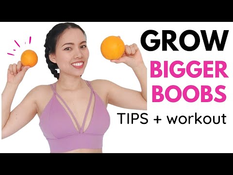 How to grow bigger breasts naturally, tips + workout that works! grow muscles, lift & firm up skin