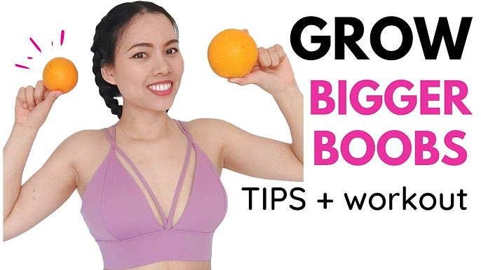 Grow bigger boobs, round lifted, with EQUIPMENT 
