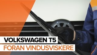 Hvordan skifte Viskerblader på VW MULTIVAN V (7HM, 7HN, 7HF, 7EF, 7EM, 7EN) - videoguide