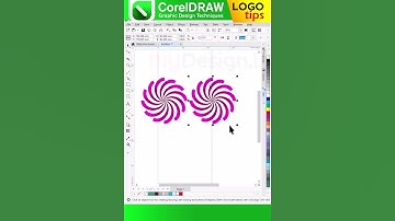 CorelDraw Logo Design Tricks | Corel draw graphic Design for Beginners #shorts