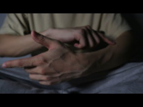ASMR Relaxing hand movements/ tracing and mouth sounds