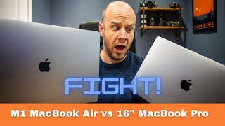 M1 MacBook Air vs 16