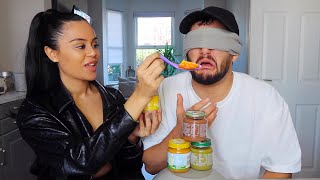 FIRST TIME PARENTS TRY BABY FOOD!! *HE SPAT IT IN MY FACE EWW*