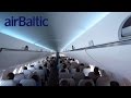 TRIP REPORT | Air Baltic CS300 | Amsterdam to Riga | Economy Class | Full Flight (Full HD)