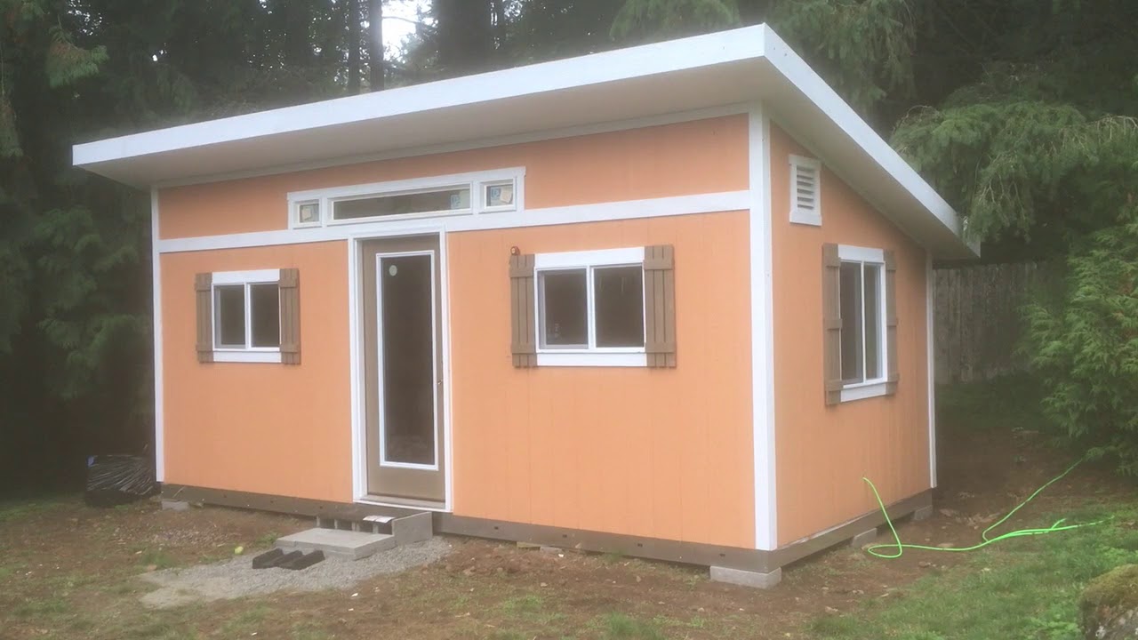 my tuff shed writing studio - youtube