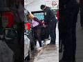 a woman gets out of a police car with her hands tied‼️😱#shortvideos #americanhistory