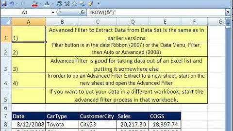 Excel | Class 19 | Advanced Filter Extract Data | 9 Examples