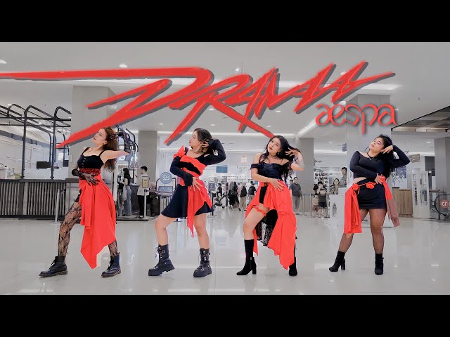 [KPOP IN PUBLIC ONE TAKE] aespa 에스파 'Drama' | Dance Cover by Queenses from Indonesia class=
