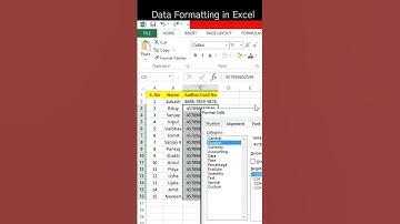 Excel Interview Question Data formatting in #excel #exceltips  #exceltutorial  #msexcel  #shorts