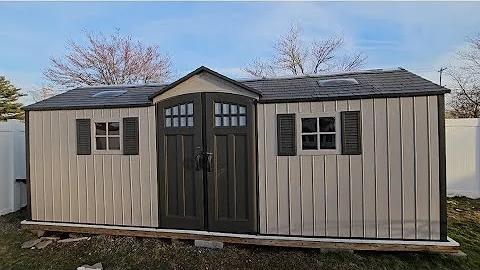 Watch this before you buy the Lifetime 20x8 shed