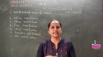 STD : 11 . SUBJECT : S.P. & C.C. , CH 4 (PART-1) , BY POONAMMAM