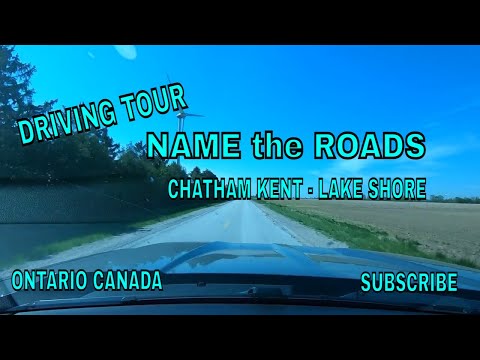 Driving Tour Chatham Kent leave a comment name the road.