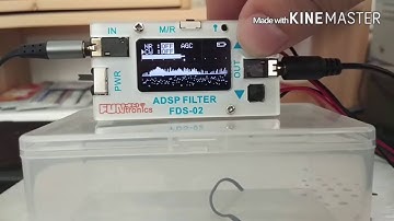 Funtronics ADSP Filter Module works with JUMA TRX in CW mode