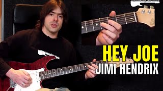 Hey Joe by Jimi Hendrix - Riff Guitar Lesson w/TAB - MasterThatRiff! 62 chords