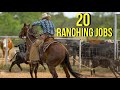 20 jobs you can get on a ranch