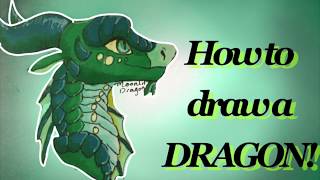 (Old)  How to Draw a Cute Dragon! Step By Step Tutorial