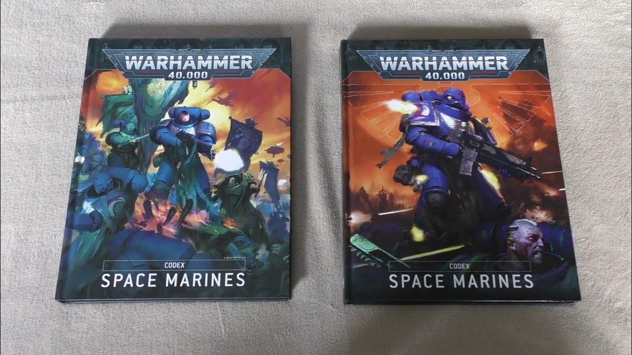 Space marines codex 9th vs 10th edition wh40k youtube