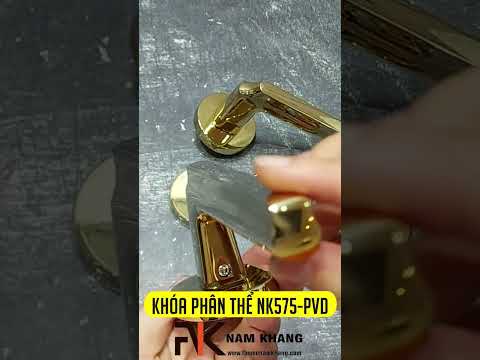 Kh&oacute;a Cửa Ph&acirc;n Thể Hợp Kim NK575-PVD