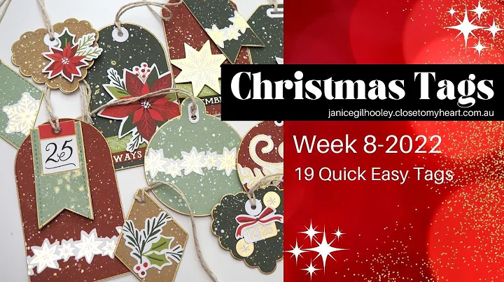 Christmas Tags Week 8 | 19 Quick Easy Tags