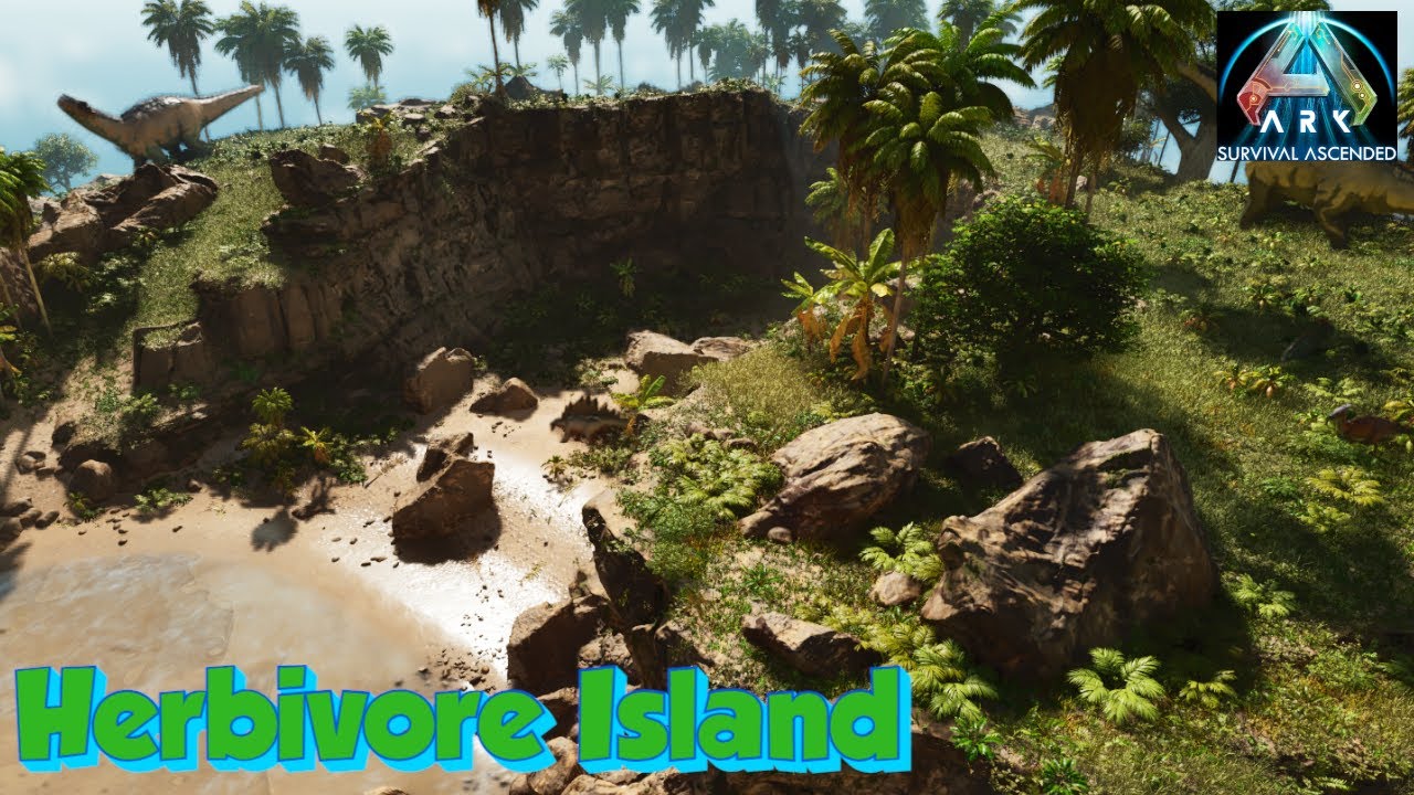Ark Survival Ascended EP 2 Herbivore Island! YouTube