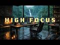 2 Hour Deep Focus Music 🧠 | Waterfall Office, High Focus & No Distractions (Study/Work)