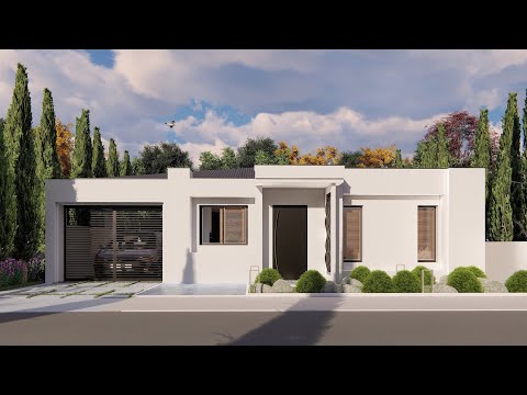 Vidéo: Projets De Maisons à Un étage Jusqu'à 100 M2. M (77 Photos): Un Plan D'une Maison En Béton Cellulaire Et Blocs De Mousse, Avec Un Garage Et Autres Typiques