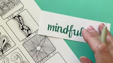 Zentangle Inspired Pattern Arukas