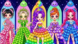Huntrix New Prom Dress Glow Up Compilation! | Best DIY Fashion Paper Dollsđ„âSQUISHY DUMPLING Huntrix New Prom Dress Glow Up Compilation! | Best DIY Fashion Paper Dollsđ„âSQUISHY DUMPLING
