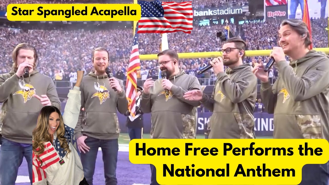 Packers Fan Reacts to Home Free Performing the National Anthem at Vikings Home Game!