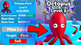 🔥OMG!👀GOT NEW MOST RARE OCTOPUS FARM!! ONLY FOR ENDLESS MODE!! 🤯🔥- Toilet Tower Defense | Roblox