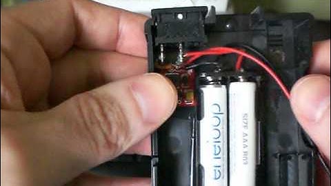 Raspberry Pi Model A Running on 2 AAA Batteries