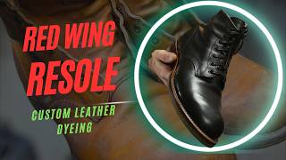 I Rebuilt And DYED These RUINED Red Wing Beckmans