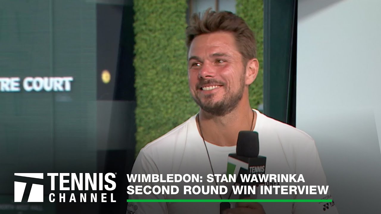 Stan Wawrinka Excited to Face Djokovic on Grass 2023 Wimbledon Second Round Win Interview