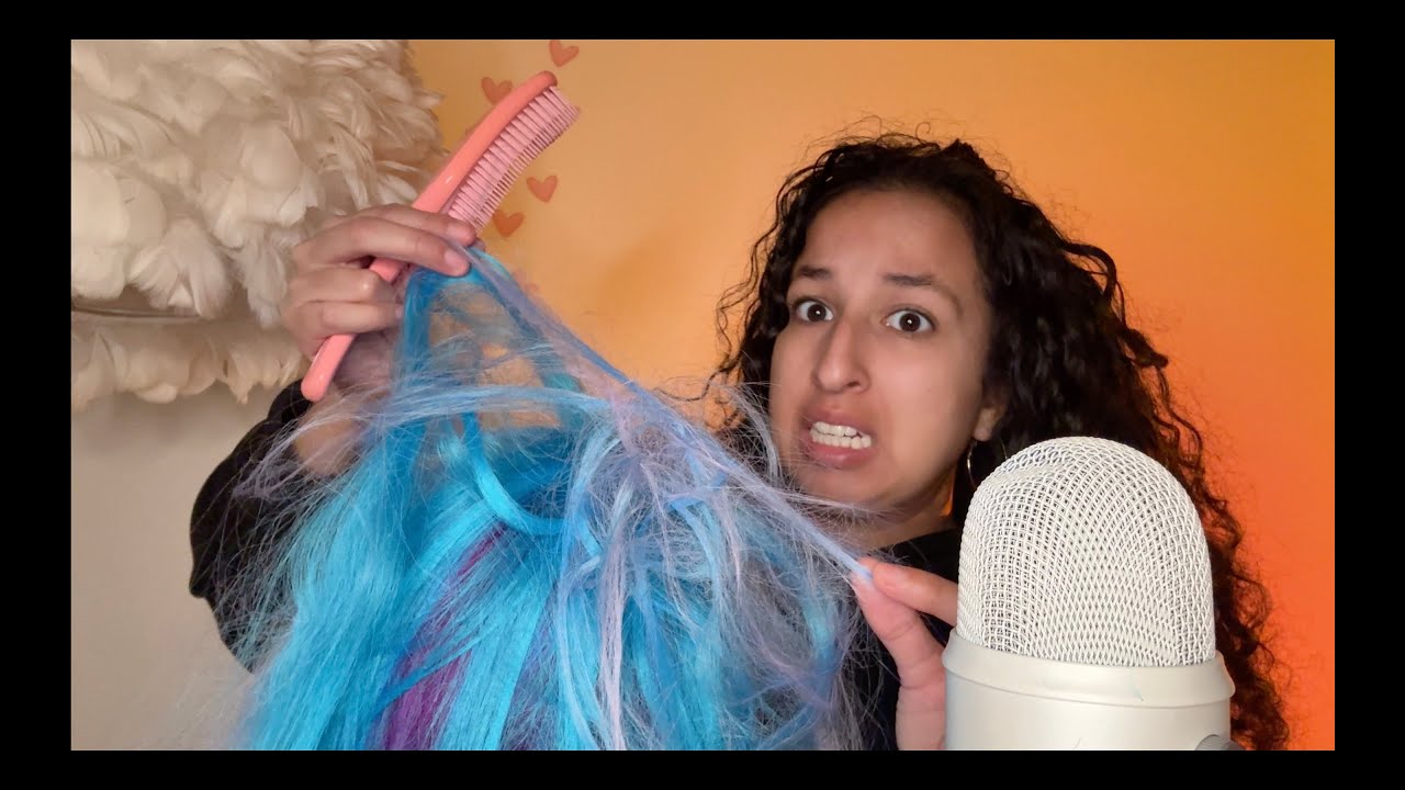 ASMR| Pov Frustrated Mom Combs out Your Hair...💇🏽‍♀️💤 #asmrhairplay