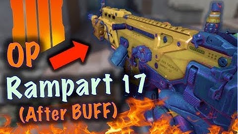 The Best AR in the Game? RAMPART 17 (OP Class Setup) | Black Ops 4