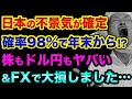 年末から「日本の不景気」が確定です?株もドル円もヤバい裏話。為替介入の裏話とFXで大損しました【 株 FX 日経平均 ドル円 為替介入 都市伝説 ポンドドル ポンド円 グレートリセット 】