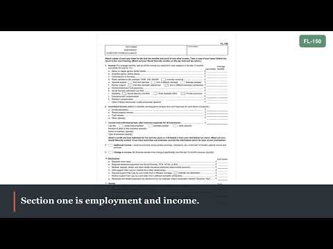 How to Fill Out Form FL-150 in California (2026) | Income and Expense Declaration