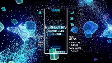10 minutes of Tetris Effect: Connected with High Settings