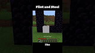 Minecraft Flint And Steel