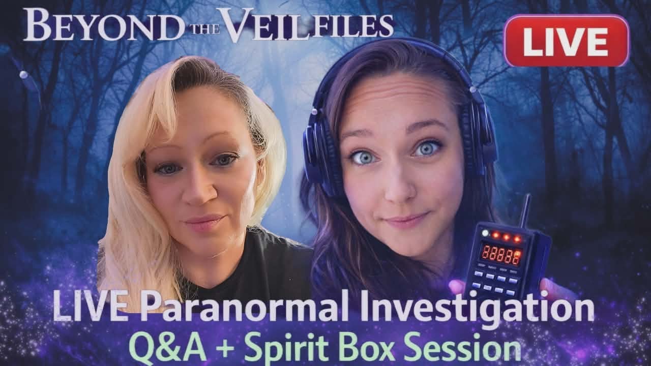 LIVE Paranormal Investigation Q&A + Spirit Box Session 📱