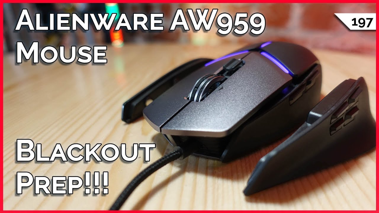 Alienware Aw959 Gaming Mouse Blackout Prep Your Tech Alexa Microwave And The Visually Impaired Youtube