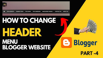 How to add New Category in Blogger Header | Theme Customization