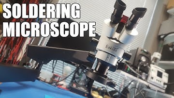 SDG #093 Eakins Trinocular Simul-focal Microscope and 37MP Video Camera